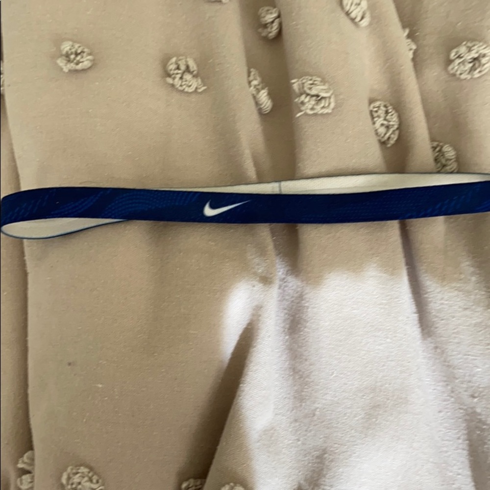 Blue nike headband